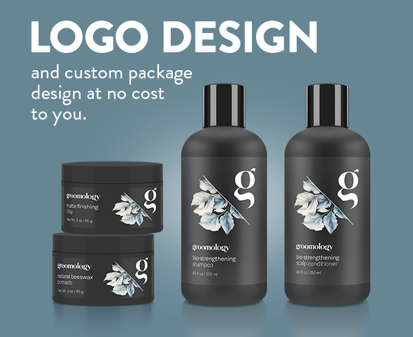 logo design and custom package design and no cost to you