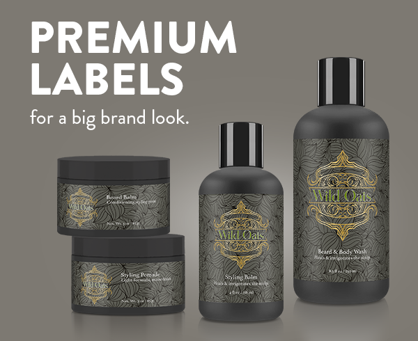 premium labels for a big brand look